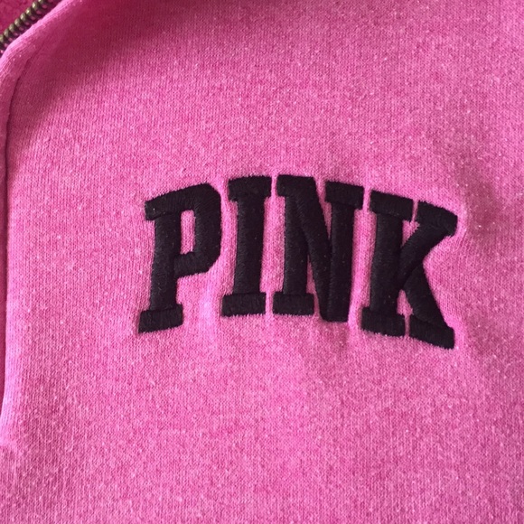 PINK 3/4 Zip-up Sweatshirt - Picture 5 of 6